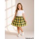 Languotas  medvilninis sijonas, 7-8 m (M129)