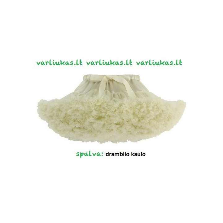 Dramblio kaulo spalvos sijonėlis, 30 cm ilgio