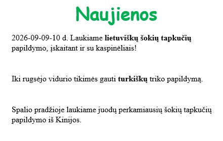 Naujienos
